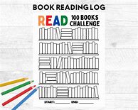 Image result for Reading Log with Books On Selves 100 Books