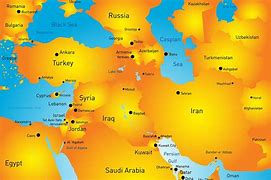 Image result for All Countries Map Middle East