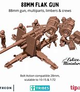 Image result for 88Mm Flak Gun