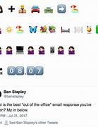 Image result for Out of Office Emoji