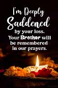 Image result for Death of Brother Sympathy Message