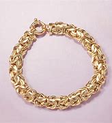 Image result for 18K Gold Byzantine Bracelet