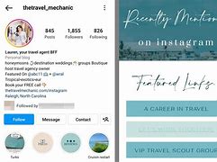 Image result for IG Travel Agent Bio