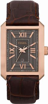 Image result for Fossil Watch Square Frame Men's