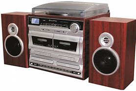 Image result for All in One Shelf Stereo with Turntable