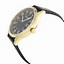 Image result for Bulova Men's Black Leather Strap Watch