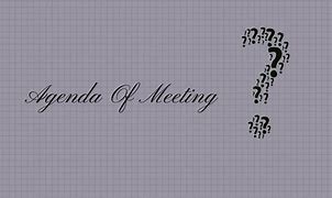 Image result for Typical Meeting Agenda Format
