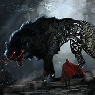 Image result for Fenris Wolf Art