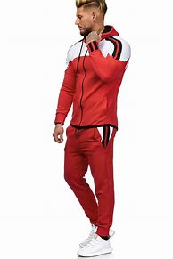 Image result for Red Sweat Suit