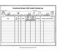 Image result for Student Reading Log Printable