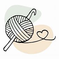 Image result for Drawing of a Crochet Hook and String of Yarn