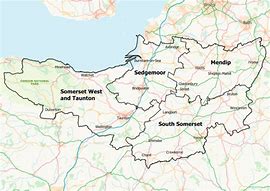 Image result for UK Map with Cities Somerset Levels