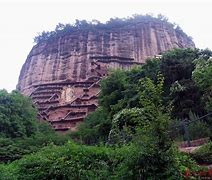 Image result for Maiji Mountain Grottoes