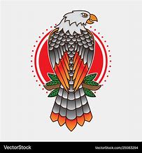 Image result for New School Tattoo Outline Eagle