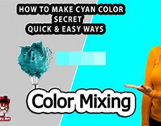 Image result for How to Mix Dark Cyan Color