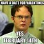 Image result for Valentine's Day Alone Meme