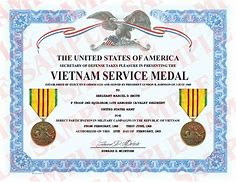 Image result for Michigan Vietnam Veteran Recognition Certificate Form