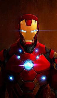 Image result for Iron Man Red and Blue Poster