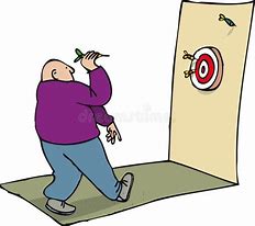 Image result for Cartoon Bully Throwing at a Dart Board