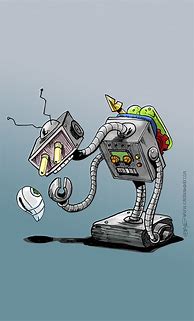 Image result for Old Robot Cartoon