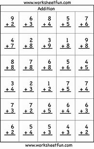 Image result for First Grade Math Test