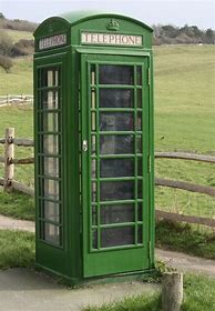 Image result for Green Phone Booth in Airport Holland