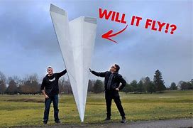 Image result for Biggest Paper Airplane