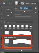 Image result for Square Brush Photoshop