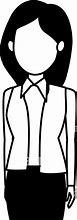 Image result for business lady clip art black and white