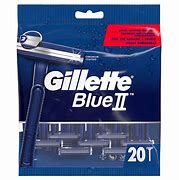 Image result for Gillette Grey and Blue Razor