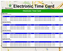 Image result for Electronic Time Card