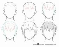 Image result for Blue Hair Tips Anime Boy