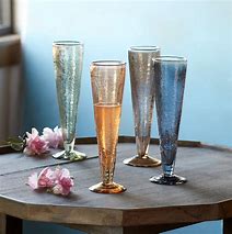 Image result for Color Champagne Glasses