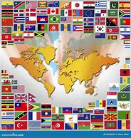 Image result for Mapa Del Mundo Banderas