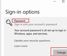 Image result for Sign in Password Change