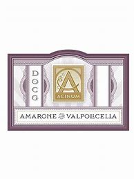 Image result for Acinum Amarone della Valpolicella Classico