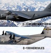 Image result for C-130 vs C-5 Galaxy Plane