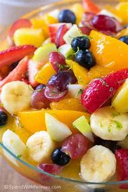Image result for Glazed Fruit Salad Vanilla Pudding