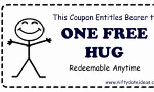 Image result for Free Hug Coupon Clip Art