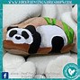 Image result for Panda Rock Painting