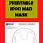 Image result for Iron Man Mask Template Free