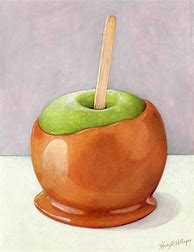 Image result for Caramel Apples Painting