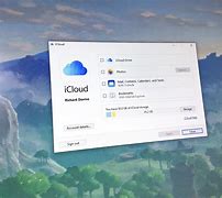 Image result for iCloud Settings On PC