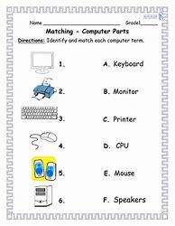 Image result for Count and Write Computer Parts Worksheet