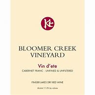 Image result for Bloomer Creek Cabernet Franc Vin d'ete