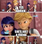 Image result for Miraculous Ladybug and Adrien Marinette Memes