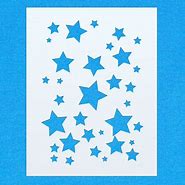 Image result for stars stencils aerosol painting
