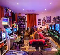 Image result for Living Room Gaming Setup