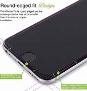 Image result for Black iPhone 6 Screen Protector On It