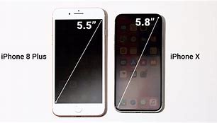 Image result for Is iPhone 8 Plus and X Same Sizes
